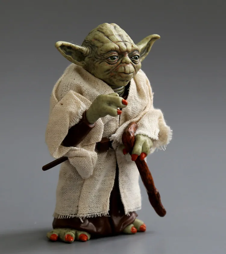 Аниме DC Star Wars Мастер Йода 12 см действительно одежда мобильный Гараж Комплект
