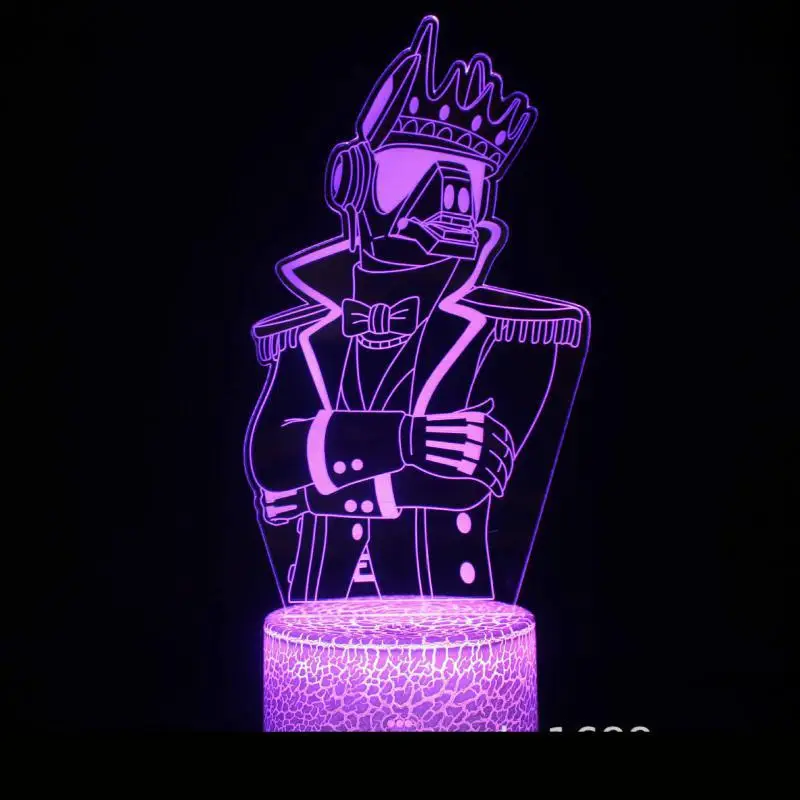 3d лампа для игры 3d настольная лампа Led креативный подарок визуальный 3d красочный сенсорный ночник настольные лампы для спальни Декор свет - Цвет абажура: 7 color change
