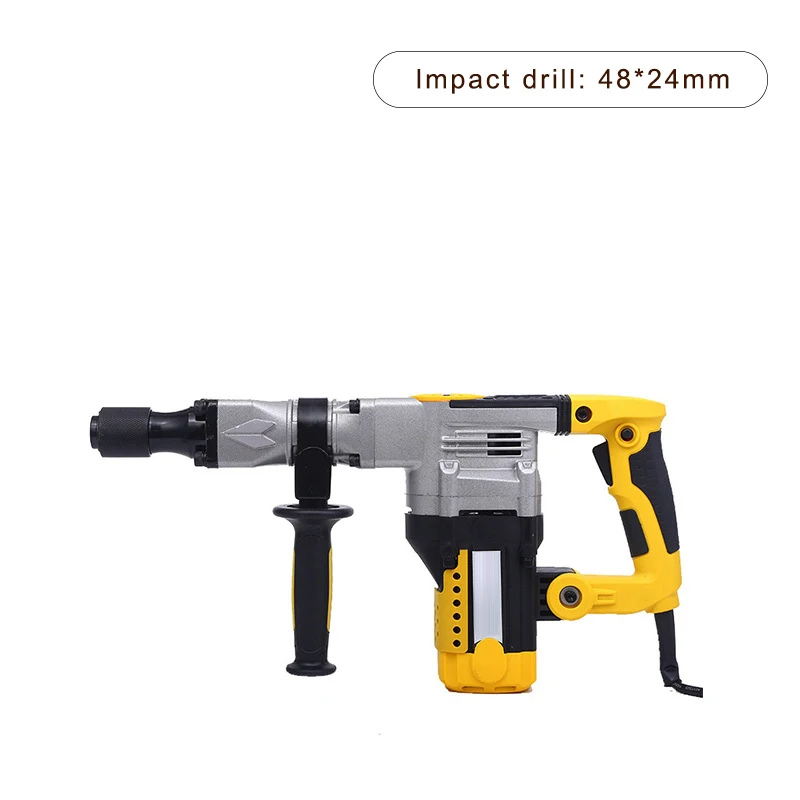 

Industrial Electric Pickaxe Dual-purpose Impact Drill Multifunction Electric Tool Hexagonal Electric Pickaxe Tool DecorationTool