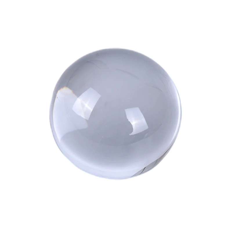 30 мм Хрустальный Шар из кварцевого стекла прозрачный шар Сферический стеклянный шар для фотографии хрустальные шары для рукоделия Декор фэн-шуй - Цвет: clear