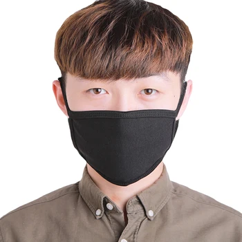 

Cotton Face Mask Mouth Masks Anti Dust Reusable Washable Mouth Cover Health Care Protection Breathable Black White Mask