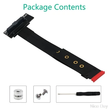 

SFF-8639 U.2 to NGFF M.2 Key M Extension Cable for U.2 NVME SSD Ju16 20 Dropship