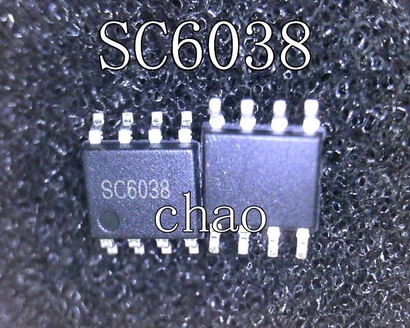 5 шт./лот SC6038 SOP8 SC1117DG лапками углублением SOP-7