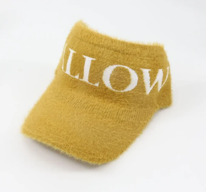 yellow Летняя женская шляпа, корейская мода, сетчатая красная Свободная верхняя шляпа, складывающаяся Новинка, белая бейсболка с утиным язычком - Цвет: yellow