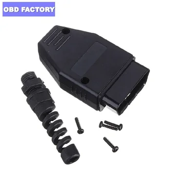 

Hot Sale OBD2 Tool Standard Plug Shell For Protocols OBDII EOBD J1962 OBD2 16Pin Male Plug Connector Interface Free shipping