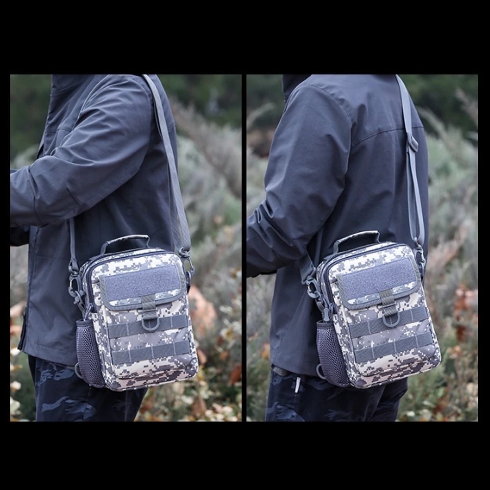 Molle 전술 군사 허리 가방, 야외 핸드백 방수 가방, 캠핑 여행 하이킹 트레킹 사냥 숄더백, X352A