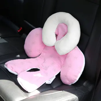 

Waterproof Baby Stroller Cushion Mats Car Seat Accessories Head Support Belt Shoulder-sided Protective Cover Neck Protection pad