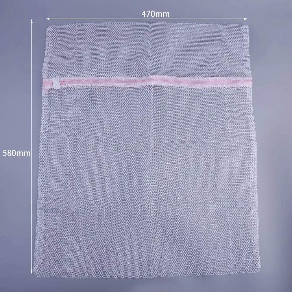 3 Sizes Zippered Mesh Laundry Wash Bags Foldable Delicates Lingerie Bra Socks Underwear Washing Machine Clothes Protection Net