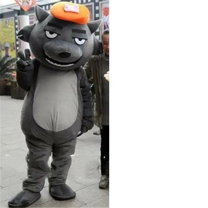 Cabra e Grande Jogo de Festa Agradável Lobo Mascote Traje Adulto Cosplay Vestido 2020 10 Roupas e acessórios para pelúcia