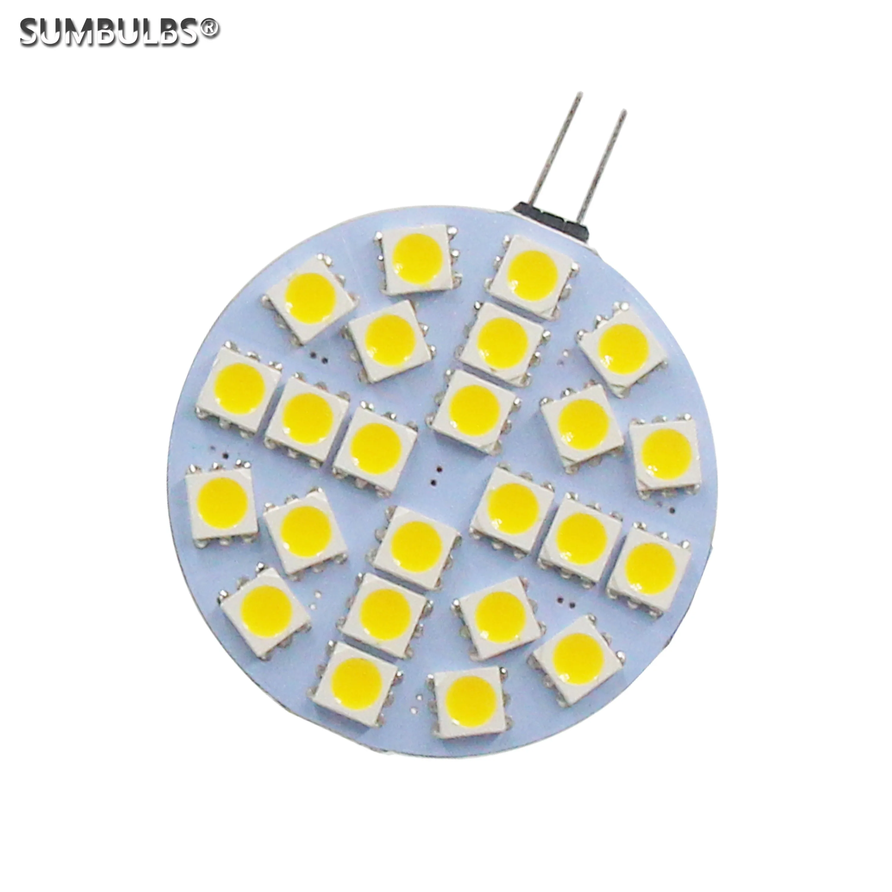 SUMBULBS 5 Вт G4 5050 SMD 180 градусов 24 двухконтактный светодиодный чипы светильник лампа AC