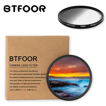 BTFOOR 그라디언트 Nd Gnd 필터, 카메라 캐논 렌즈 EOS M50 6d 250d 600d 니콘 D3200 D3500 소니 A6000, 49, 52, 55, 58, 67, 72, 77, 82 mm