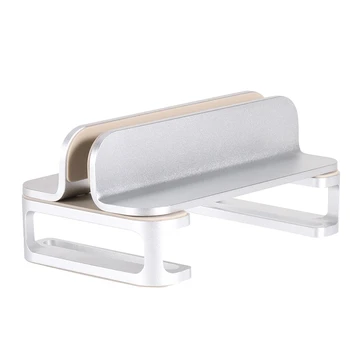 

Aluminum Alloy Notebook Vertical Support Desk Single Card Slot Mobile Phone Flat Notebook Storage Support