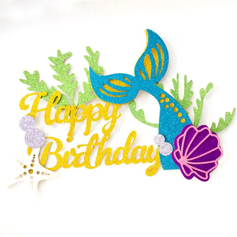 2-pcs-Starfish-Mermaid-Party-Happy-Birthday-Mermaid-Cake-Toppers-Cupcake-Flag-For-Baby-Shower-Wedding (5)