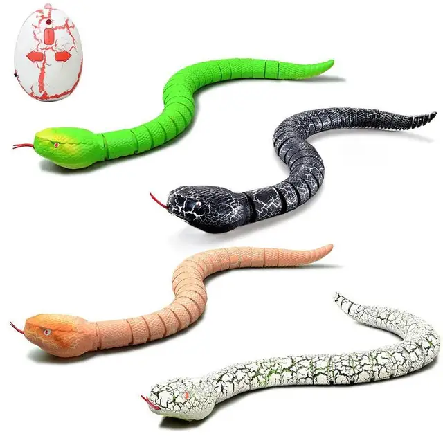 Infrared Tricky Toys Remote Control Rattlesnake Prank Simulation Snake Animal Toy Kids Gift 1