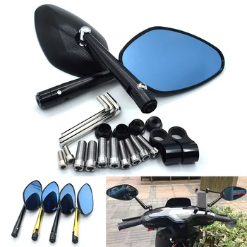 

Universal CNC aluminum alloy mirror motorcycle rearview mirror 8mm 10mm For Yamaha FZ1 FAZER FZ6 FZ6R FZ8 XJ6 MT07 MT09 FZ9 FZ09