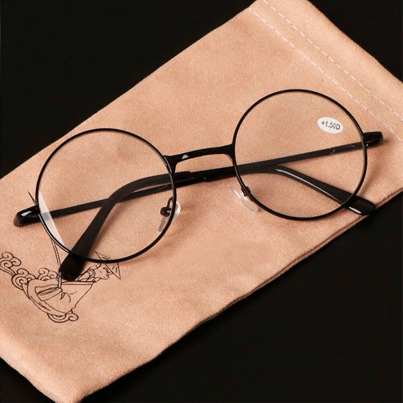 Круглые пресбиопические очки для мужчин и Анти-усталость пресбиопические очки для женщин молоды и просты с прозрачной круглой оправой