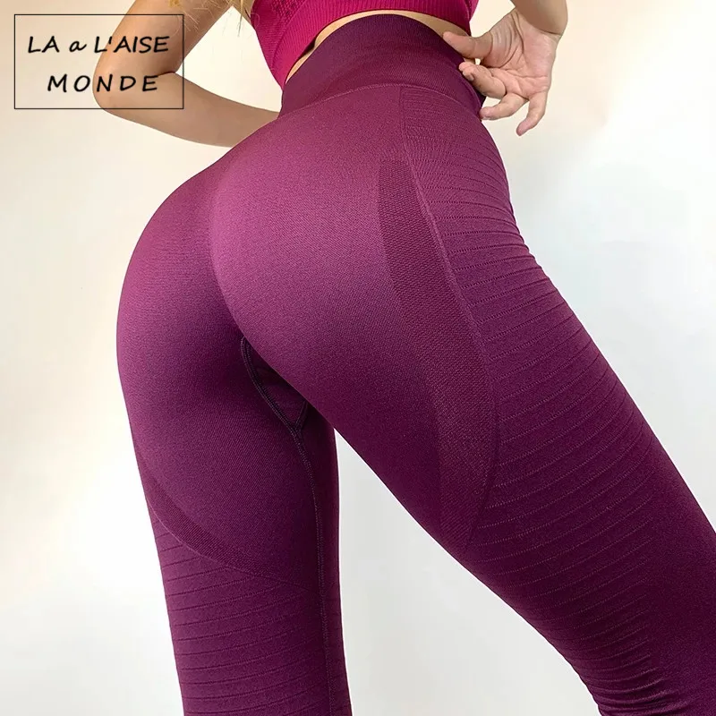 Gym Clothing Sportswear Yoga-Pants Mesh Running-Tights Fitness Athletic-Trousers Women