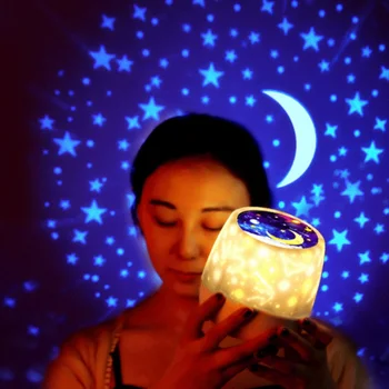 

Night Light USB Charging Colorful Starry Sky Projector Gifts Birthday Valentine's Day Rotation Starry Night Lamp Dropshipping