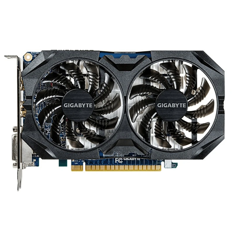 Видеокарта Gigabyte GTX 750 Ti 2 Гб NVIDIA GTX750 750Ti графические карты графический процессор