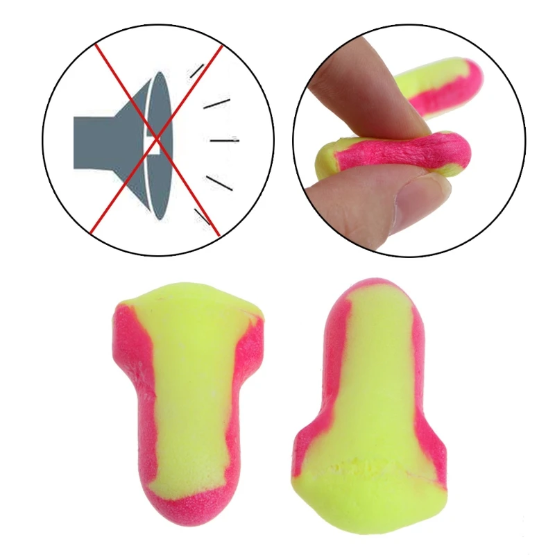 10 Pairs Disposable Soft Foam Earplugs Snore-Proof Sleep Ear Protector No Cords - Famidy.com