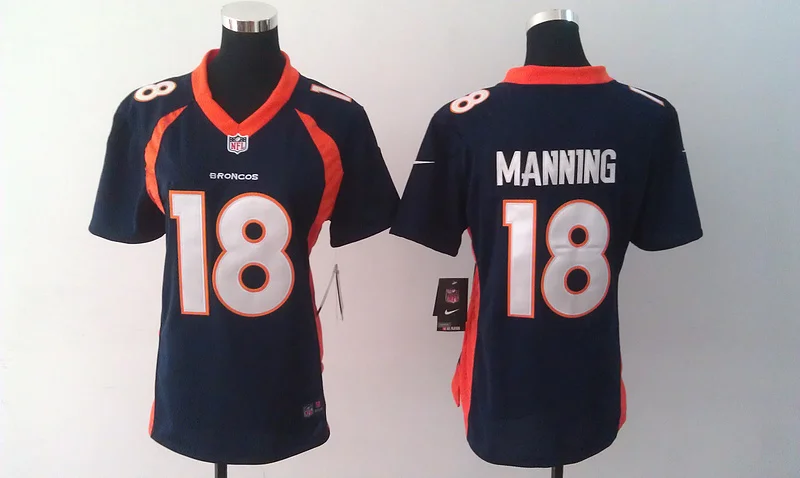 Многоцветный Stitiched, Denver Peyton Manning для мужчин, женщин, Молодежный трикотаж - Цвет: Многоцветный