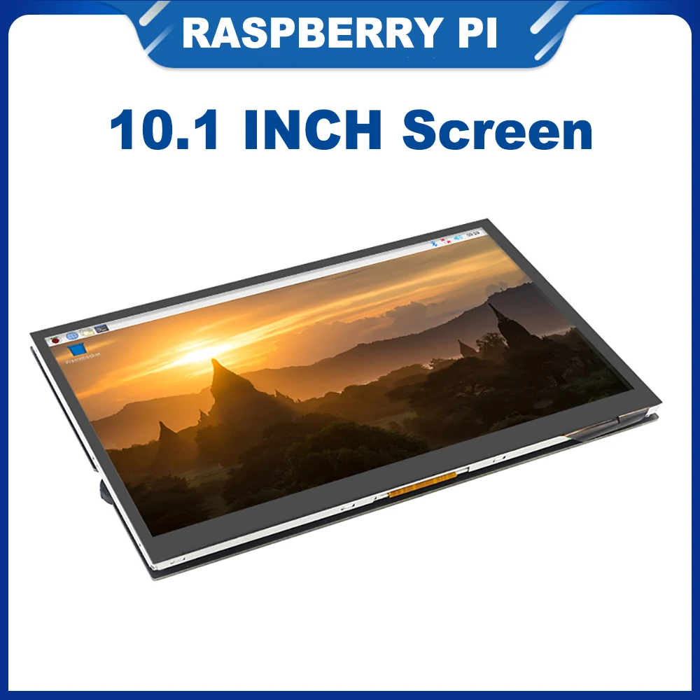 ITINIT-Raspberry Pi 4 Modelo B de 10,1 pulgadas, pantalla LCD capacitiva IPS, 1024x600, con soporte para Monitor Speacker, R56