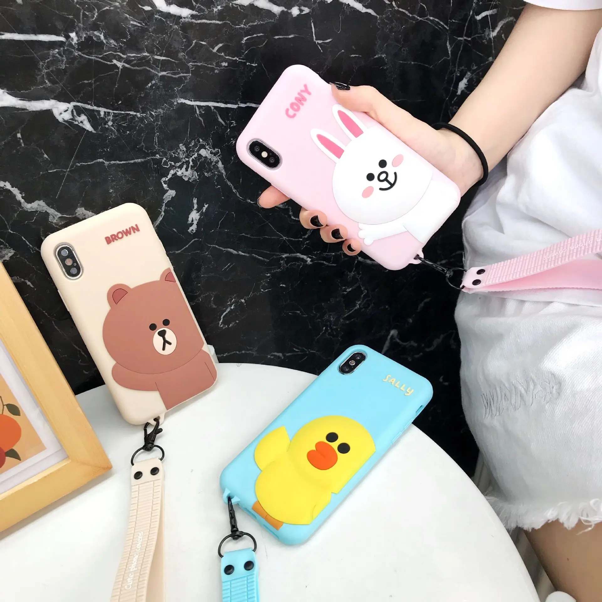 Классный мультяшный чехол для телефона iPhone X XR 6 6s plus милый защитный чехол для телефона iPhone Xs Max 7 8 plus