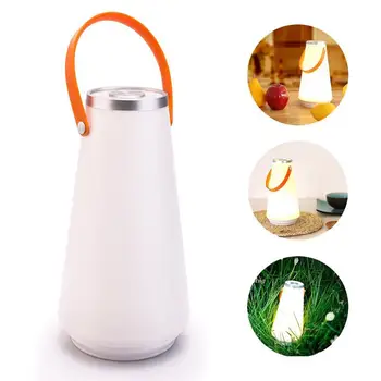 

Portable LED Home Night Light Table Lamp Wireless USB Rechargeable Touch Switch Outdoor Camping Emergency