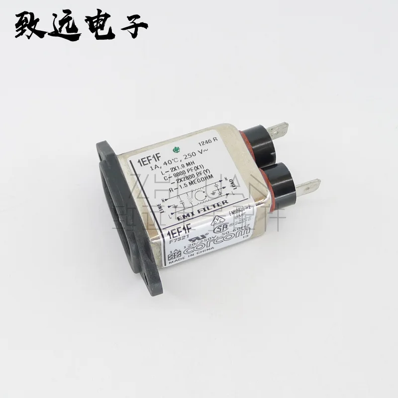 

Original new 100% 1EF1F power filter 1A250VAC AC power input module