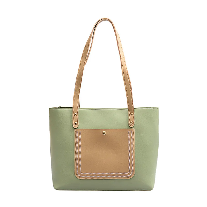 

Shoulder Bag Different Size Bags WOMEN'S Bag 2019 Autumn And Winter New Style Trend of Fashion Contrast Color Large Capacity Sho
