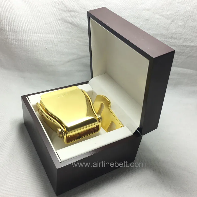 Gold airplane seat belt buckle Excellent production Advanced texture perfect gift present for aviation lover Worth collecting