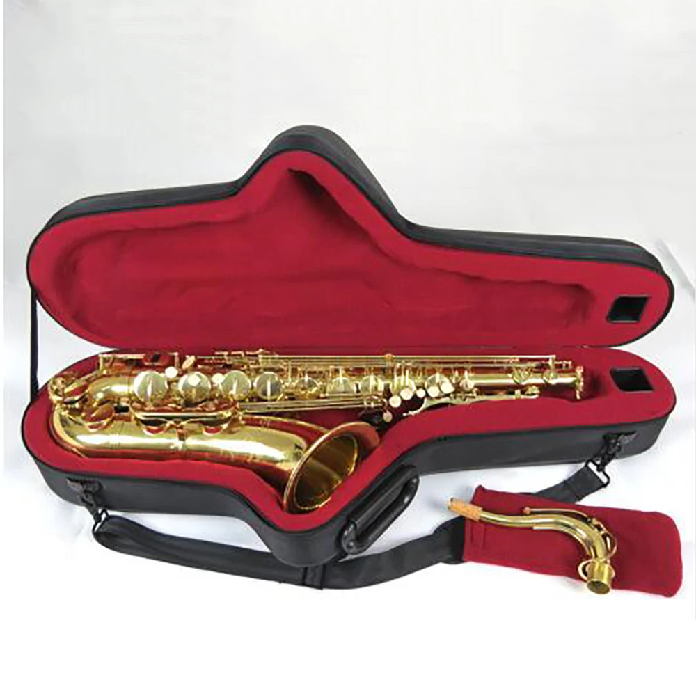 Tenor drop b саксофон ударопрочная устойчивая к давлению чемодан сумка коробка деревянный духовой инструмент Аксессуары