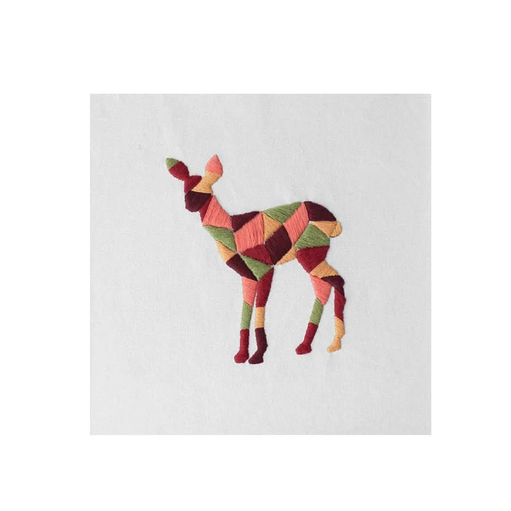 Deer Ленты сделай сам инструмент для вышивания рукоделие Наборы настенное Искусство украшение для дома для начинающих Outil de broderie Borduurgereedschap UYT магазин - Цвет: Deer