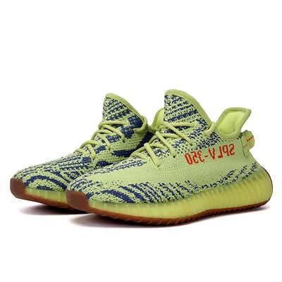 Новое поступление дышащие кроссовки yeezys air 350 v2 для мужчин и женщин, спортивные кроссовки 350v2, кроссовки унисекс, размер 36-46 - Цвет: 8