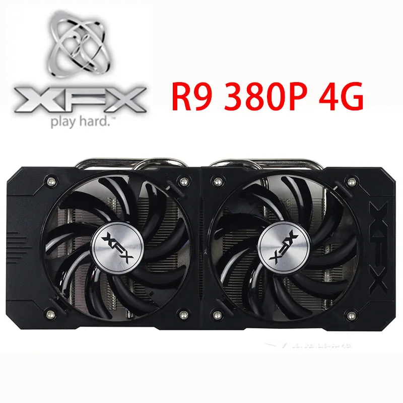Видеокарта XFX R9 380 4G 256Bit GDDR5 для AMD 300 серии карт R9380 4 Гб DisplayPort HDMI DVI б/у | Компьютеры и
