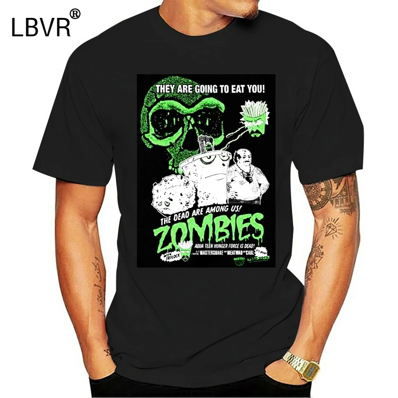 Aqua Teen Hunger Force Zombies Adult T-Shirt Newest Fashion Tee Shirt | Мужская одежда