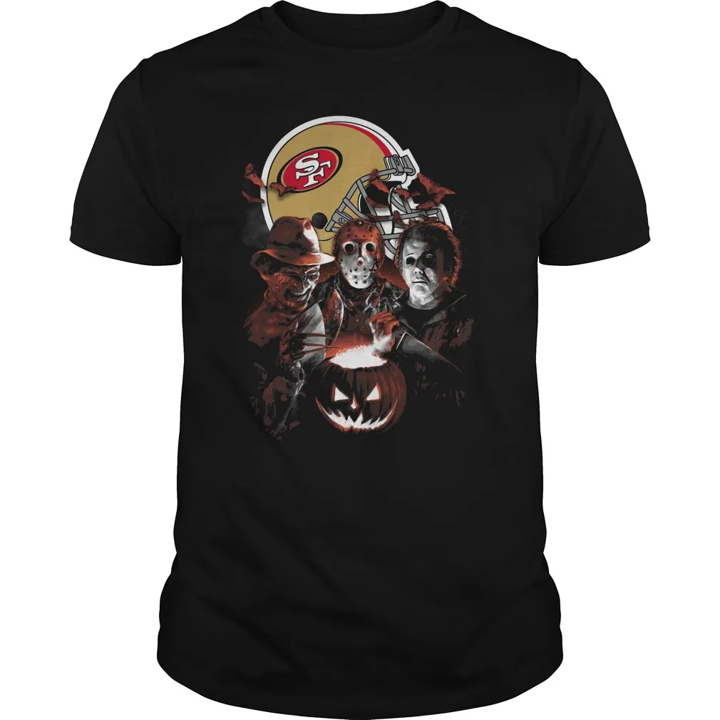 49Ers крик Хэллоуина командная футболка | Мужская одежда