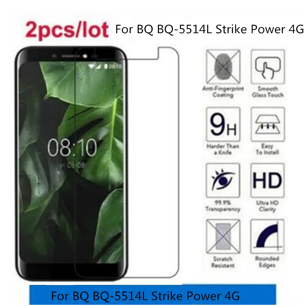 Закаленное стекло для BQ 5514L Strike Power 4G защитная пленка экрана зеркальное