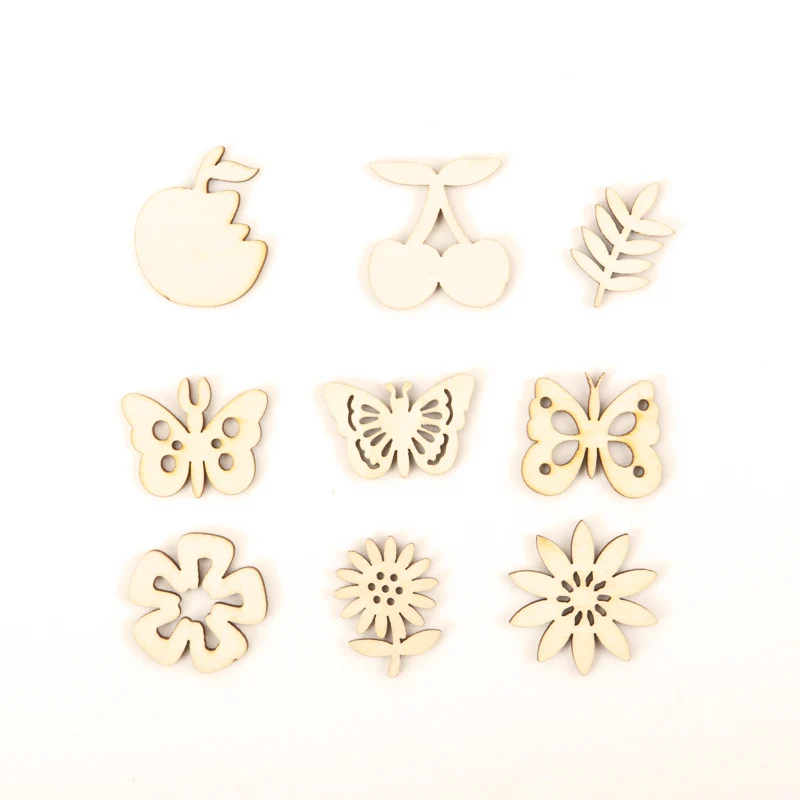 Flower-Butterfly-Wooden-Pattern-Scrapbooking-Painting-Collection-Craft-Handmade-Accessory-Home-Decorate-DIY-29-34mm-10pcs (2)