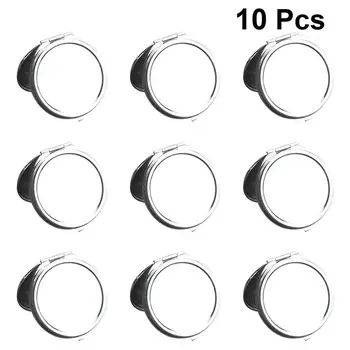 

10PCS Metal Makeup Mirror Foldable Double Sided Mirror Round Handheld Mirror for Girls Women Outdoor