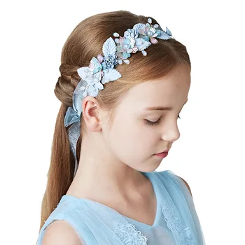 

Bridal Wreath Headdress Seaside Flower Wedding Dress Accessories Flower Girls Hair Accessories Unicorn Headband