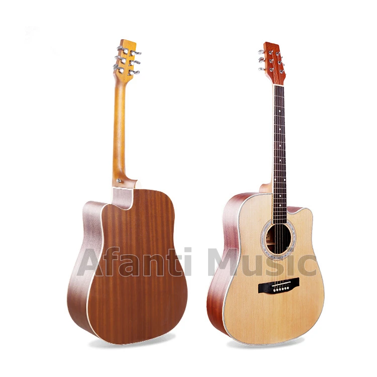 

Afanti Music 41 inch Spruce top / Sapele Back & Sides Acoustic guitar (WY-012)