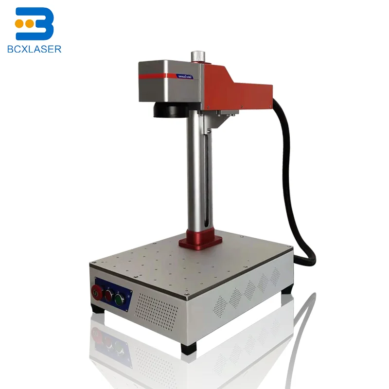  Metal Engraving Optical Fiber Laser Marking Machine With Computer