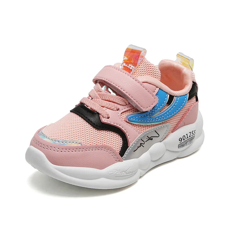 

2019 Autumn New Style Children Sports Shoes Mesh Fashion Velcro Men And Women CHILDREN'S Shoes Korean-style Versatile Casual Sho