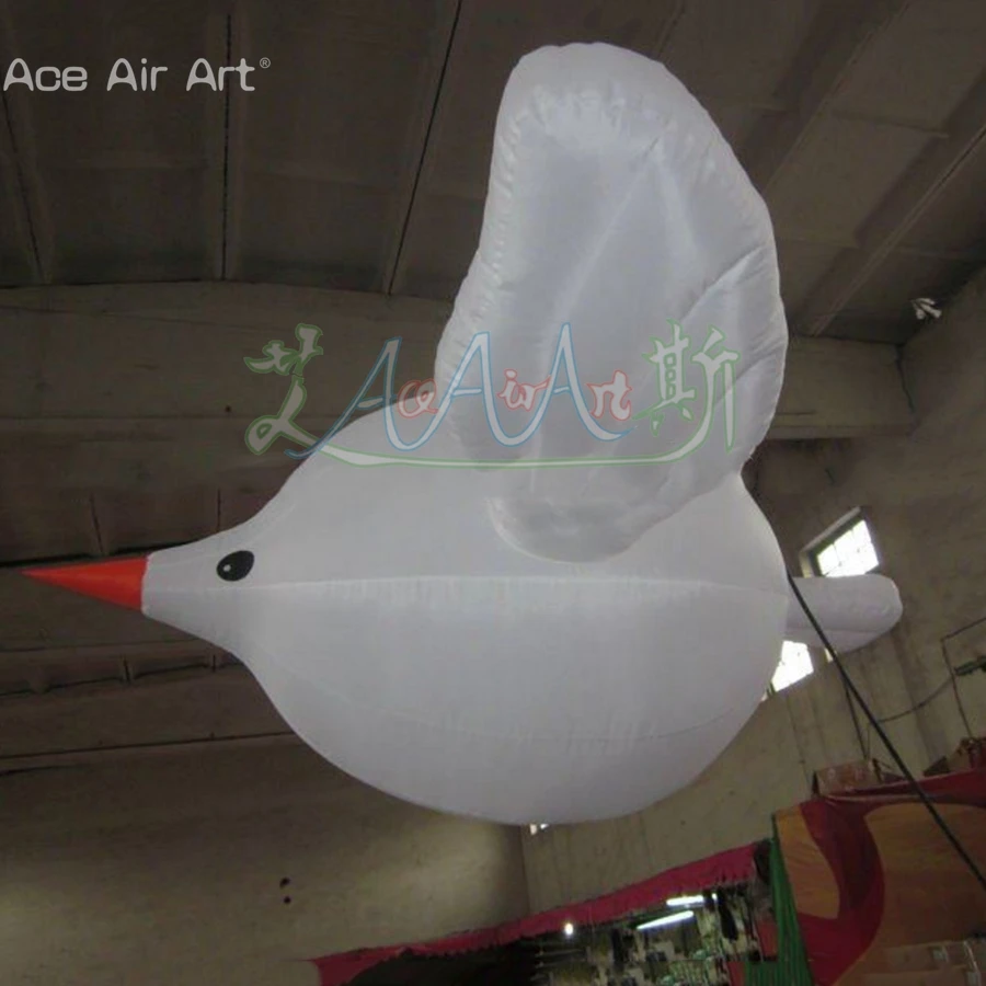 Customization 3 Meters Lenght White Inflatable Seagull/ Animal Replica For Outdoor Advertising/Event Promotion | Игрушки и хобби