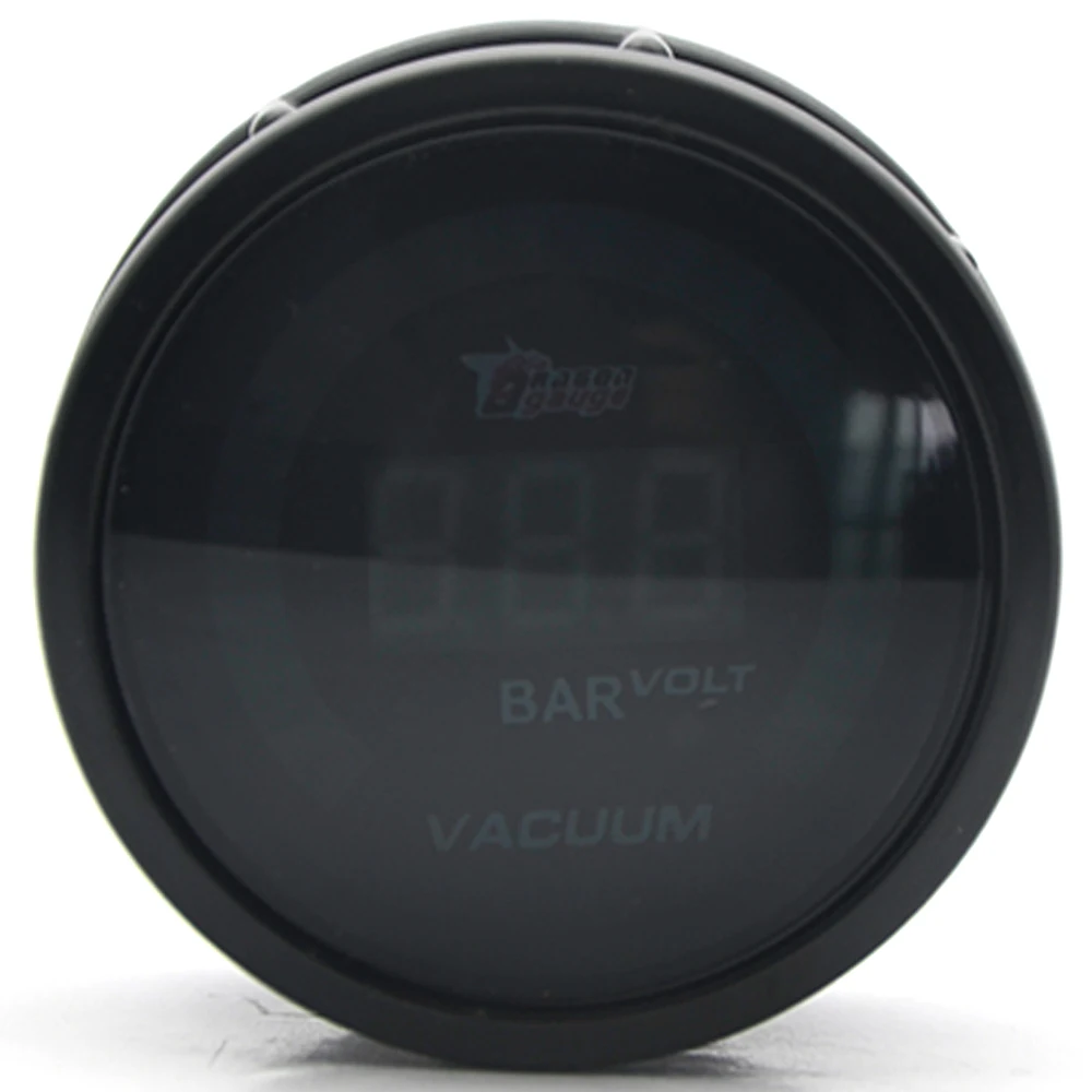2" 52MM Auto CAR Analog LED Digital Vacuum Bar Meter Racing Vacuum Gauge