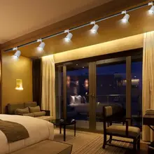 2x COB прожектор лампы 12 Вт Алюминий Rail потолочный светильник s для магазина натуральный светильник 220V хорошая коррозионная стойкость с защитой от ржавчины