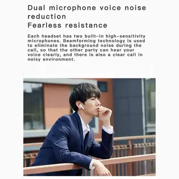 

Air2S TWS True Wireless Headset Bluetooth V5.1 Earphone Noise Earbuds Movement Phone For All HD Mic Reduction With Waterpro O6R5