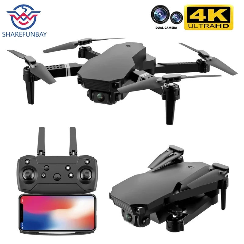 새로운 2020 S70 드론 4K HD 듀얼 카메라 foldable 높이 드론 WiFi FPV 1080p 실시간 전송 RC Quadcopter 장난감을 유지