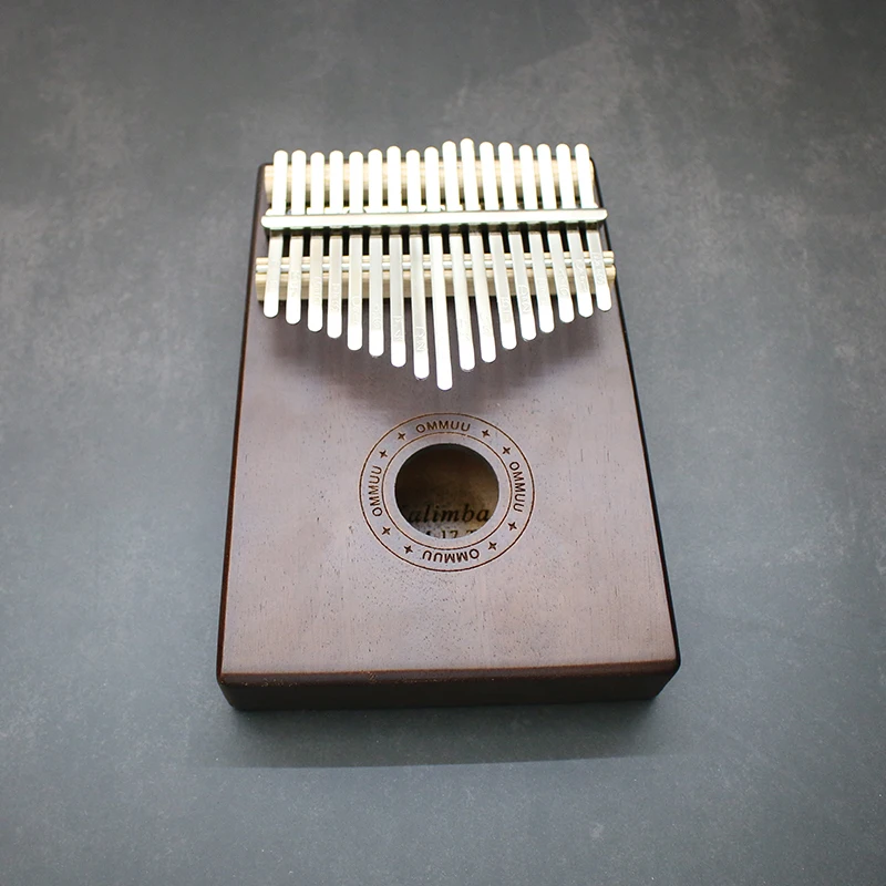 17 клавиш калимба африканская твердая сосна красное дерево Пальчиковое пианино
